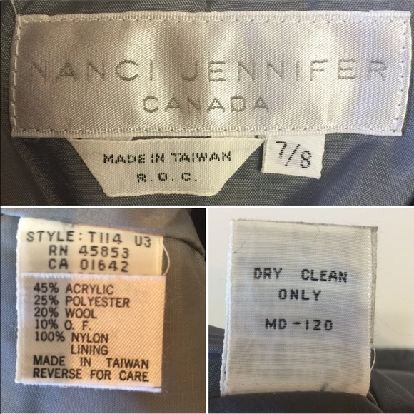 New NANCI JENNIFER CANADA Wool Blazer Skirt Suit - Picture 3 of 13